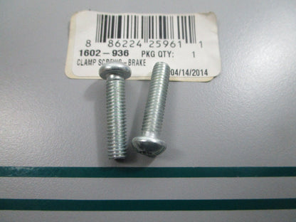 NEW OEM (LOT OF 2) 1602-936 Arctic Cat Brake Clamp Screw 0810