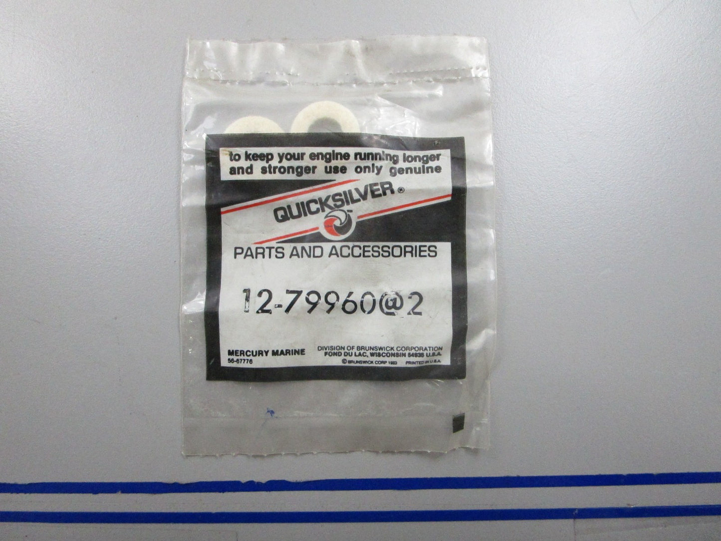 *NEW OEM* (LOT OF 2) 0810 Mercury Quicksilver Washer 12-79960