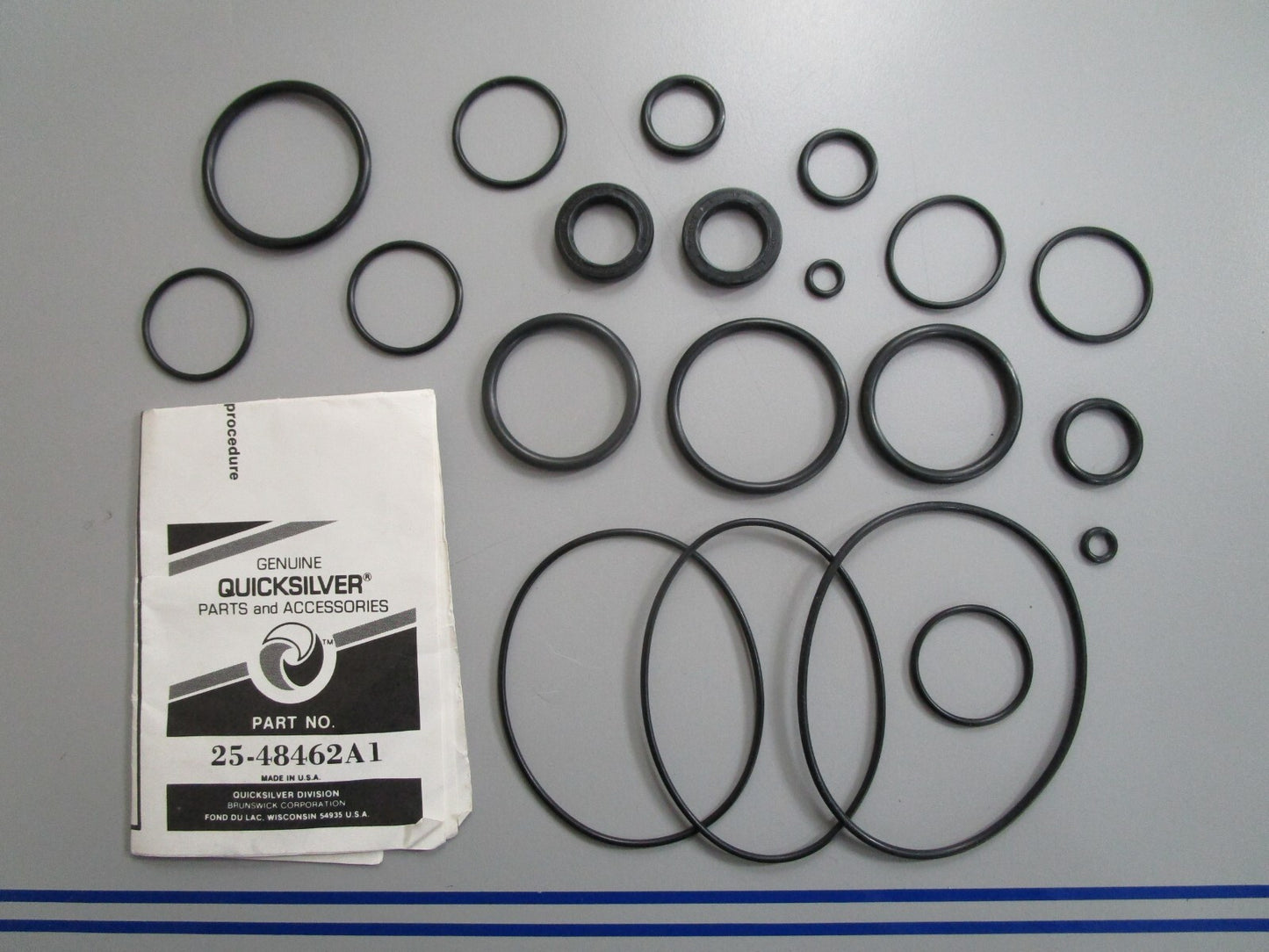 *NEW OEM* 0820 Mercury Quicksilver Power Trim O-Ring Kit 25-48462A1