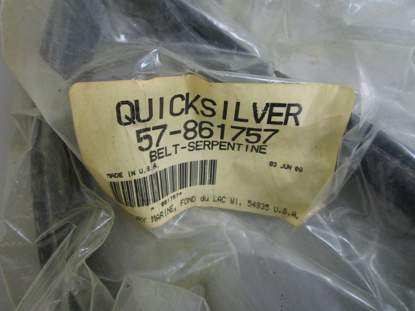 *NEW OEM* 0820 Mercury Quicksilver Belt/Pulley Kit 57-861758A1