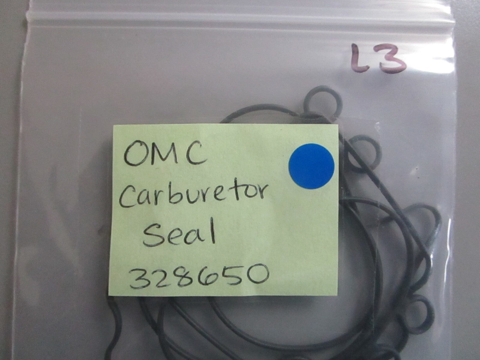 *NEW OEM* (LOT OF 3) 0810 OMC Johnson Evinrude Carburetor Seal 328650 0328650