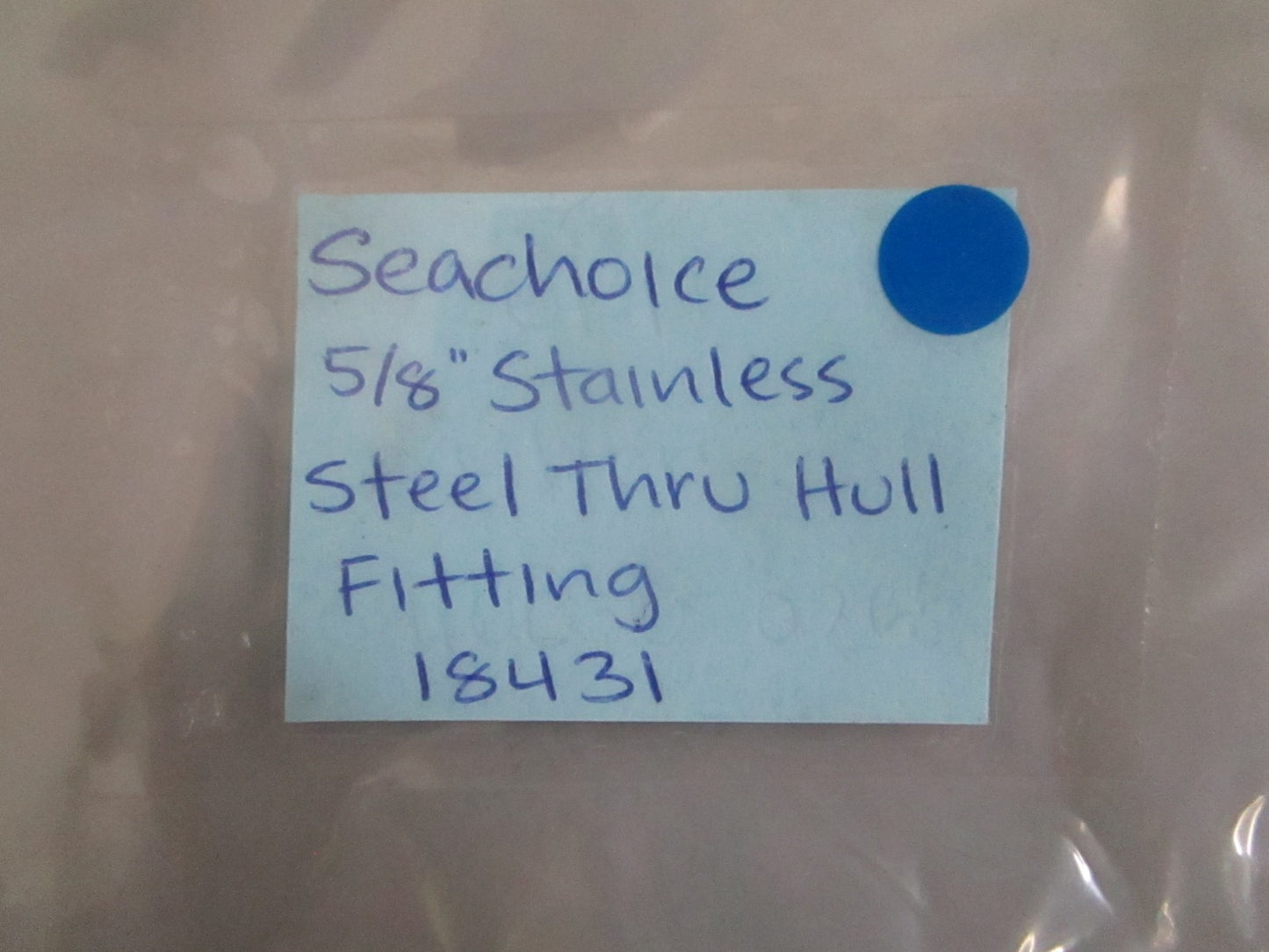 NEW OEM 18431 Seachoice ⅝" Stainless Steel Thru Hull Fitting 0820