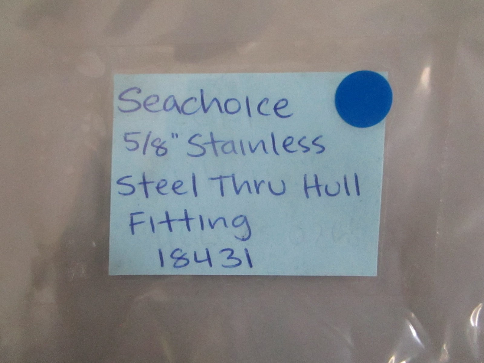NEW OEM 18431 Seachoice ⅝" Stainless Steel Thru Hull Fitting 0820