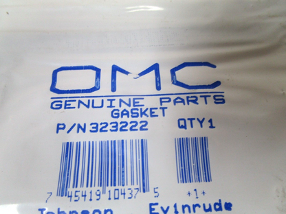 *NEW OEM* 0750 OMC Johnson Evinrude GASKET 323222 0323222