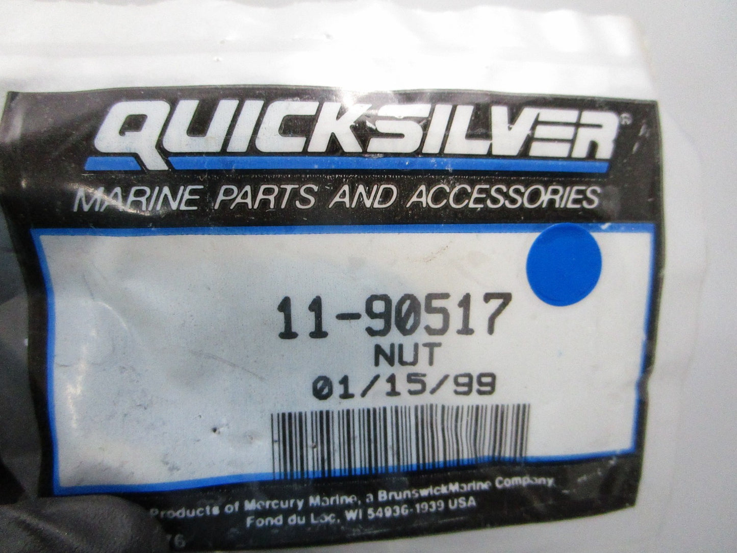 NEW OEM (LOT OF 3) 11-90517 Mercury Quicksilver Nut 0810