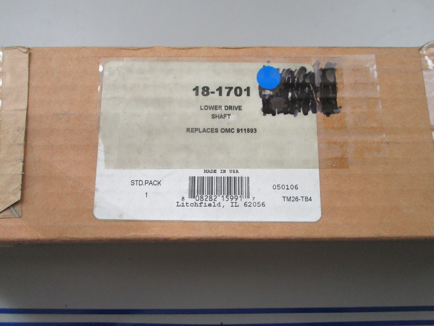 *NEW* 0820 Sierra Lower Drive Shaft 18-1701 Replaces: 911893