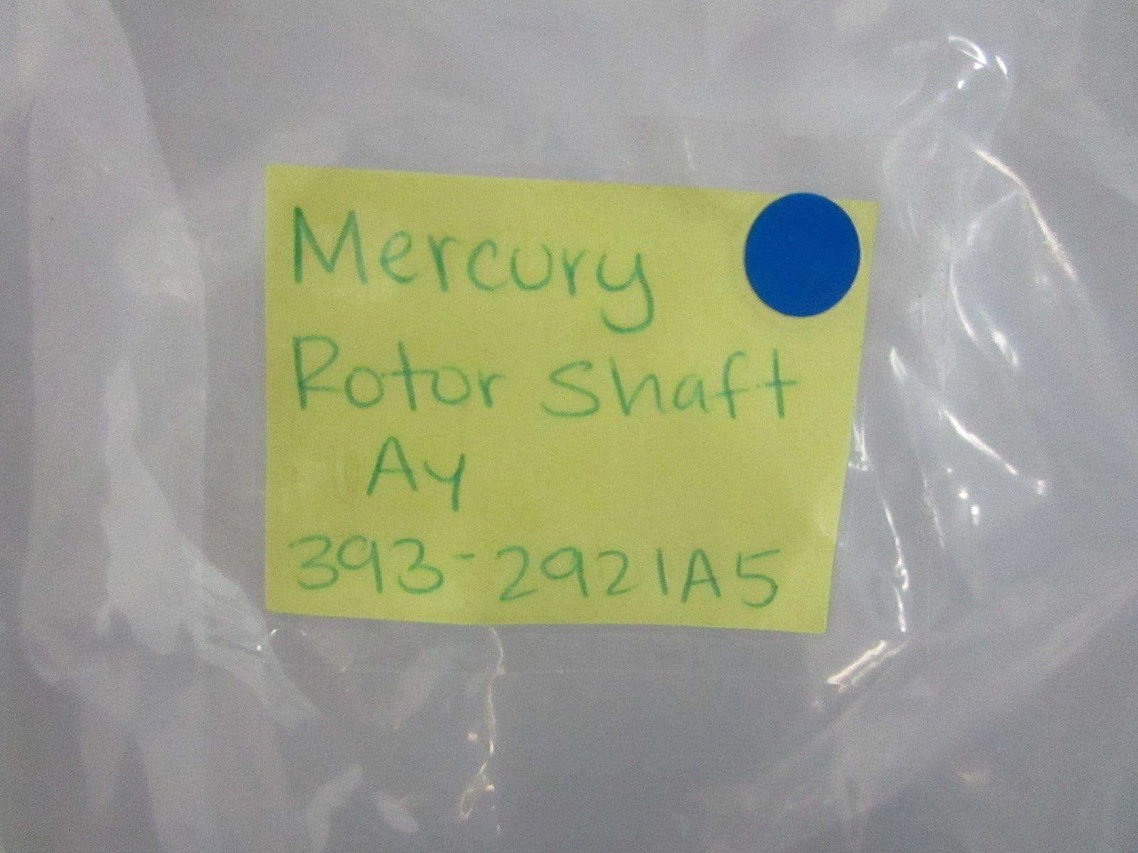 *NEW OEM* 0820 Mercury Quicksilver Rotor Shaft 393-2921A5