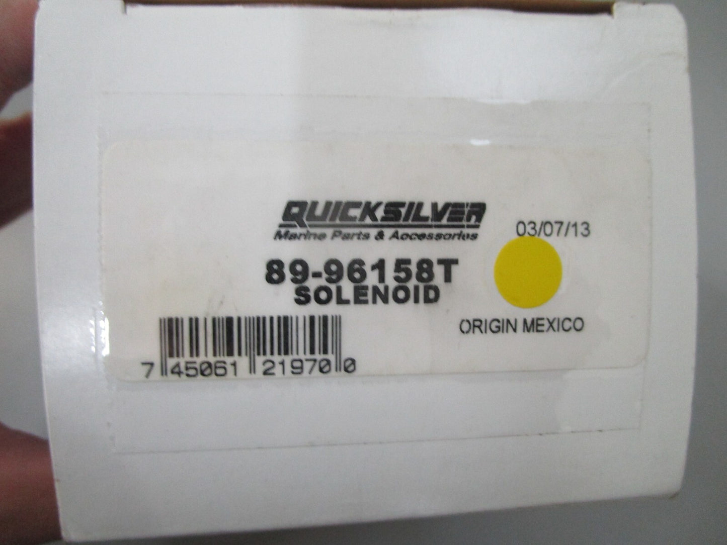 *NEW OEM* 0810 Mercury Quicksilver Solenoid 89-96158T