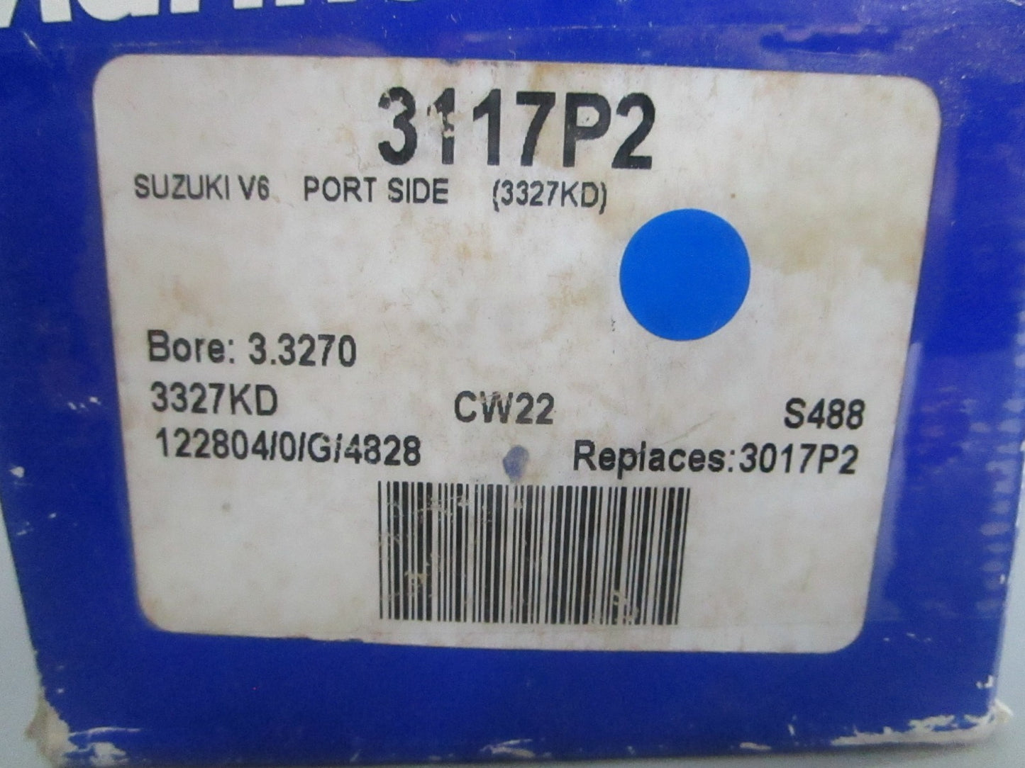 NEW 3117P2 Wiseco Piston Kit For Suzuki Replaces: 3017P2 0820