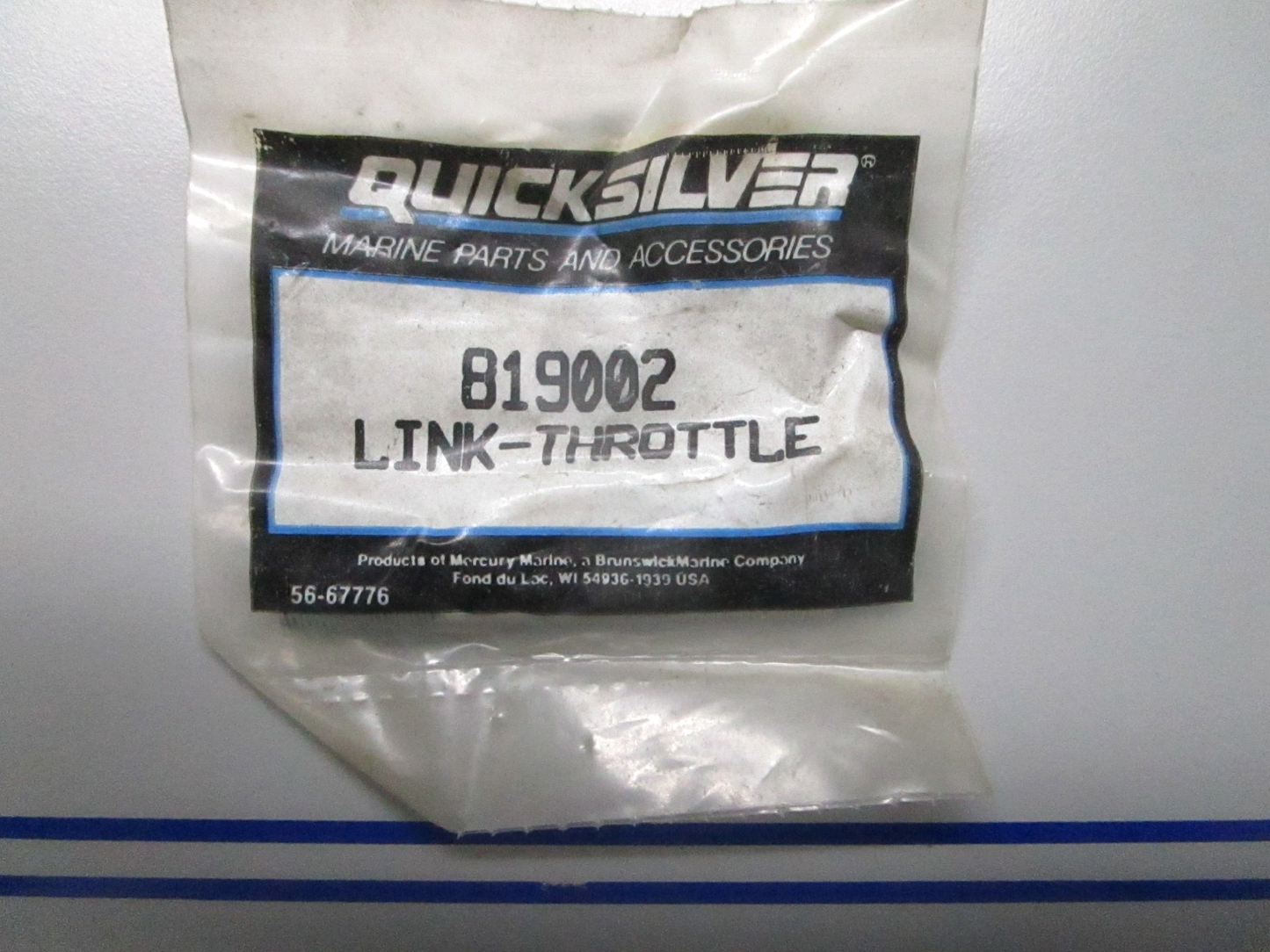 *NEW OEM* 0810 Mercury Quicksilver Throttle Link 819002