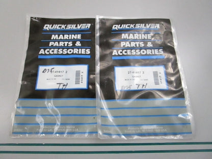 NEW OEM (LOT OF 2) 27-414172 Mercury Quicksilver Gasket 0810