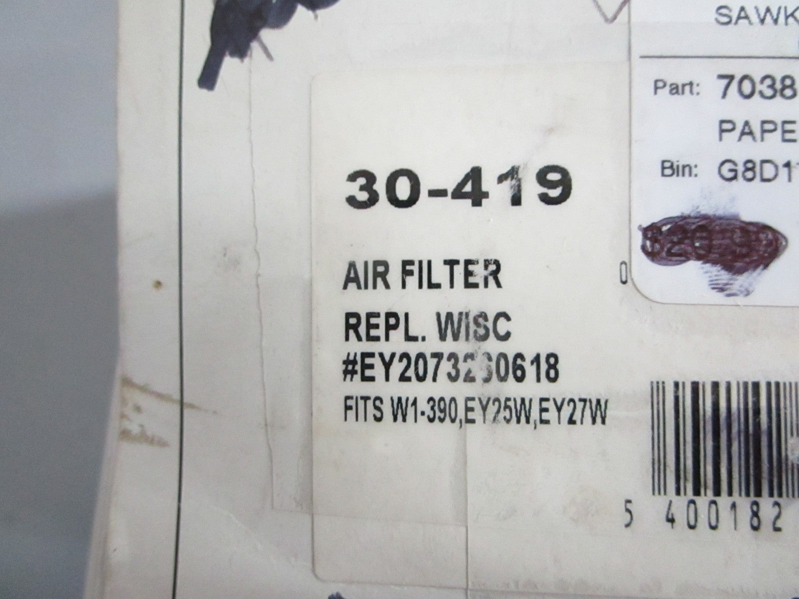 NEW 30-410 Oregon Air Filter Replaces: EY2073260618 0820