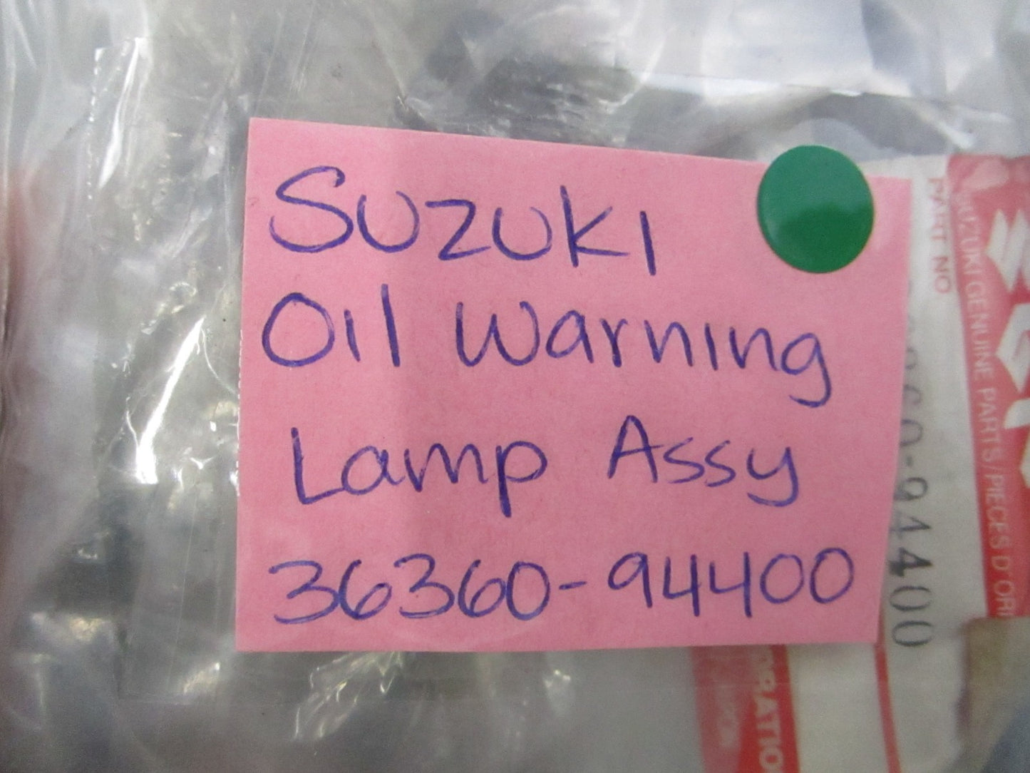 NEW OEM 36360-94400 Suzuki Oil Warning Lamp Assembly 0810