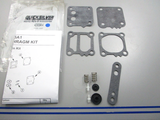 NEW OEM 42909A4 Mercury Quicksilver Diaphragm Kit 0810