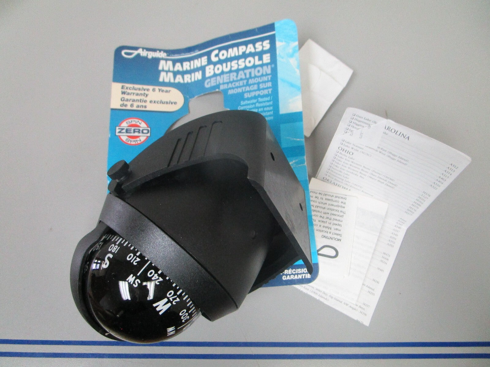 *NEW* 0810 AirGuide Marine Compass Model 1500070-70B 9050024