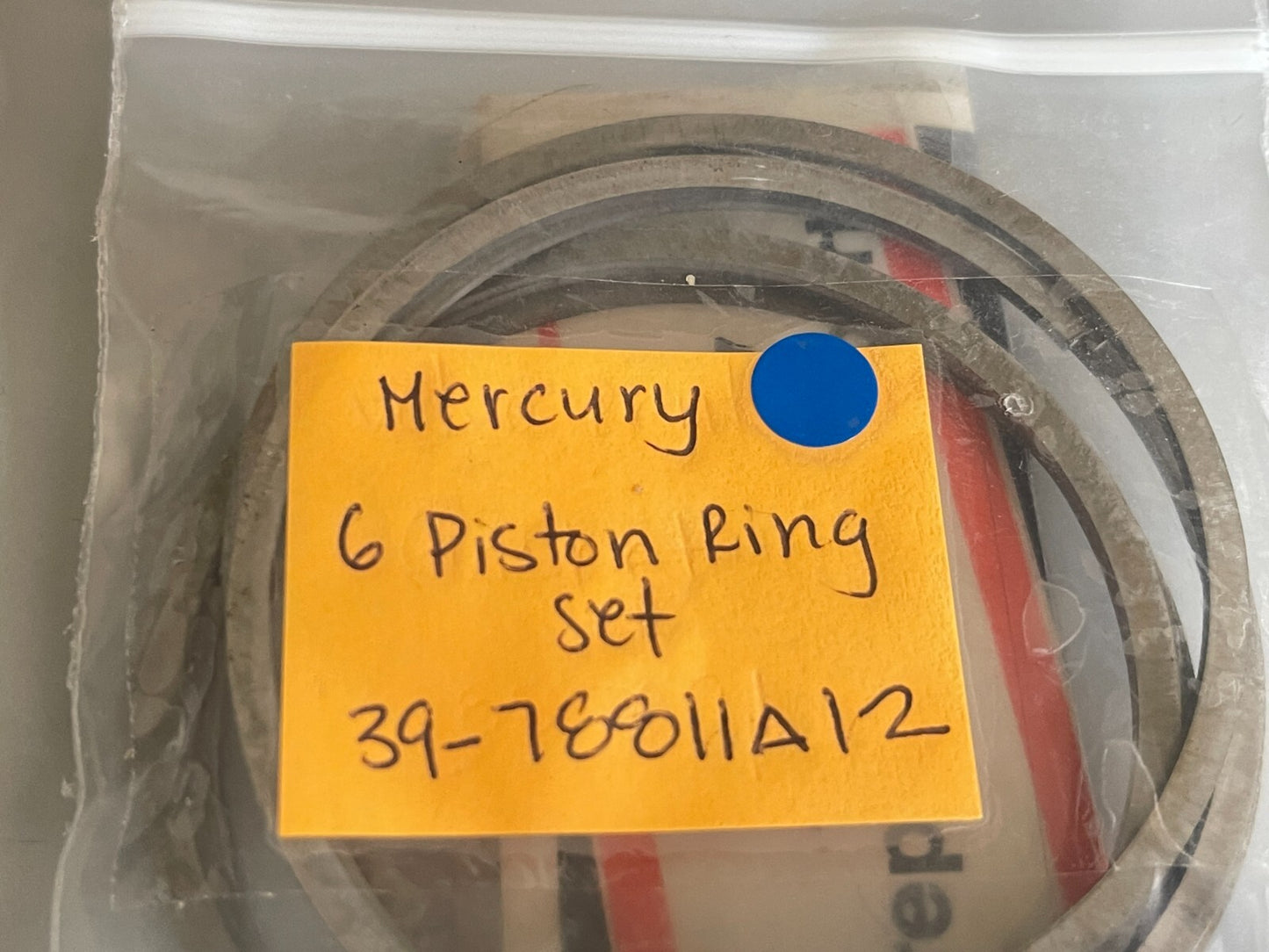 *NEW OEM* 0810 Mercury Quicksilver 6 Piston Ring Set 39-78811A12