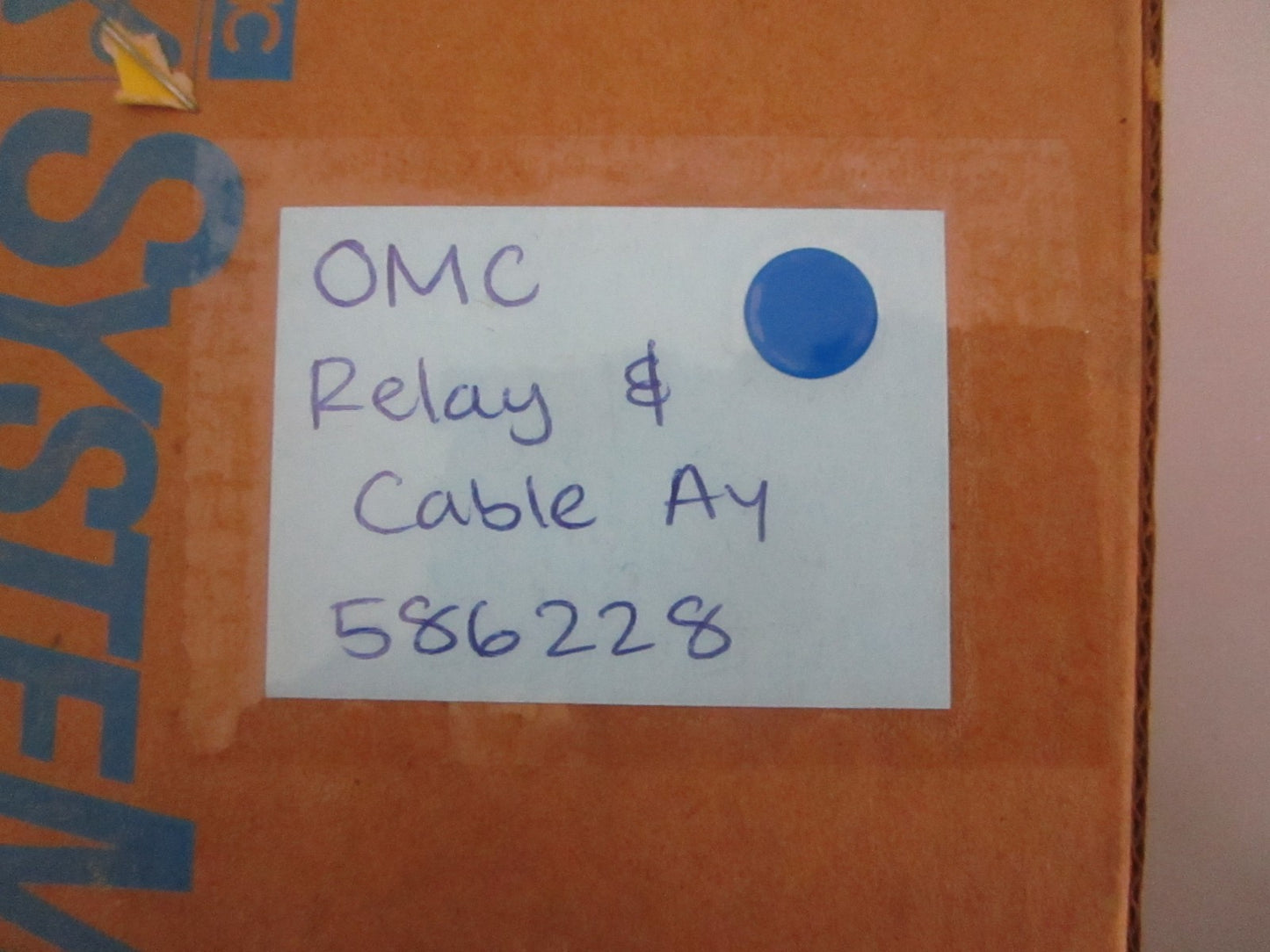 *NEW OEM* 0820 OMC Johnson Evinrude Relay & Cable Ay 586228 0586228