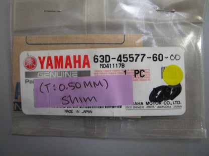 *NEW OEM* 0810 Yamaha (T:0.50MM) Shim 63D-45577-69-00