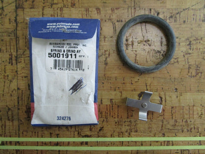 *NEW OEM* 0810 OMC Johnson Evinrude Spring & O-Ring Assembly 5001911