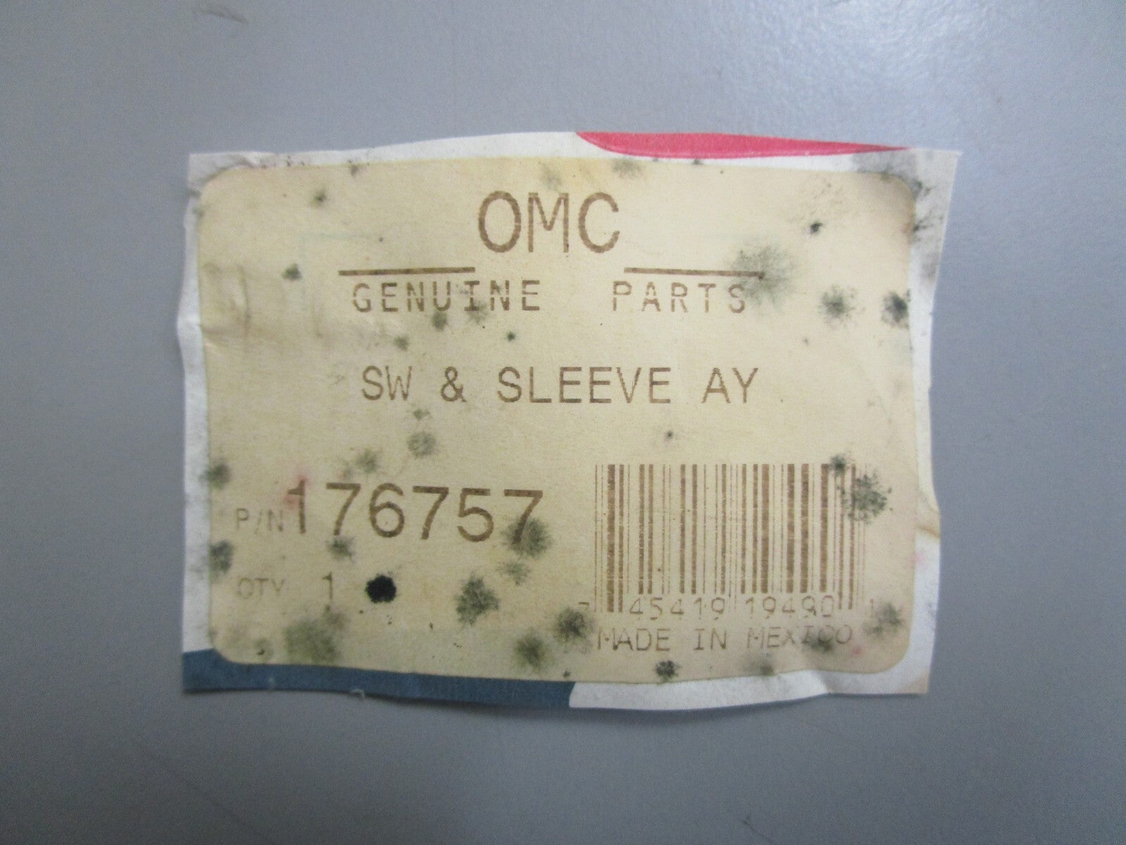 *NEW OEM* 0820 OMC Johnson Evinrude Switch & sleeve Assy 176757 0176757