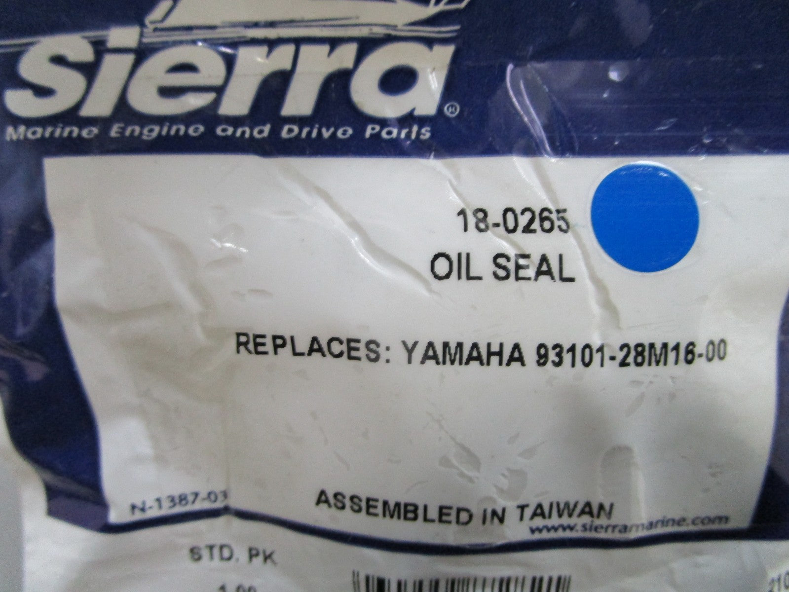 *NEW* 0810 Sierra Oil Seal 18-0265 Replaces: Yamaha 93101-28M16-00