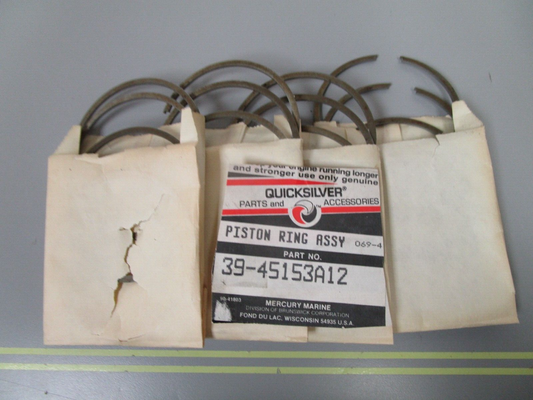 *NEW OEM* 0720 Mercury Quicksilver 12 Ring Set 39-45153A12