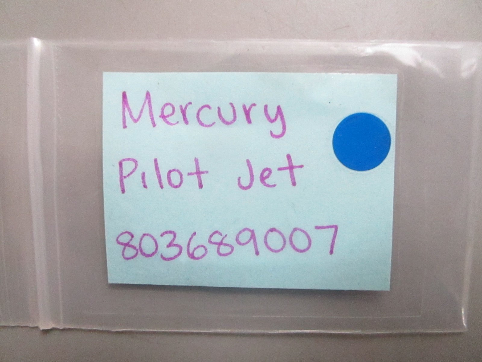 *NEW OEM* 0820 Mercury Quicksilver Pilot Jet 803689007