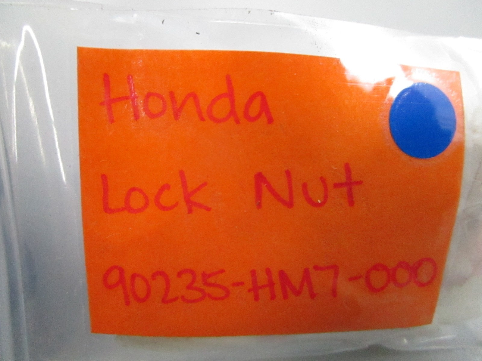 *NEW OEM* 0810 Honda Lock Nut 90235-HM7-000