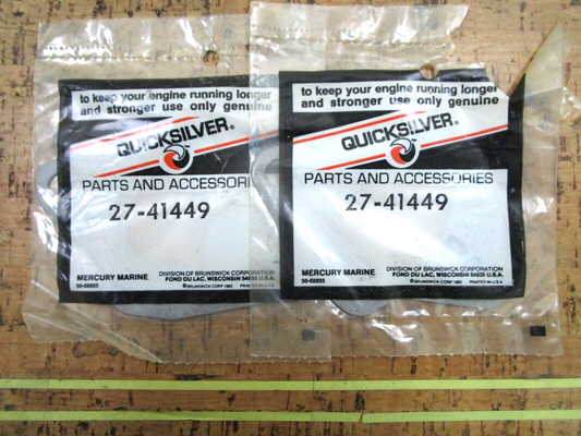 *NEW OEM* (LOT OF 2) 0750 Mercury Quicksilver GASKET 27-41449