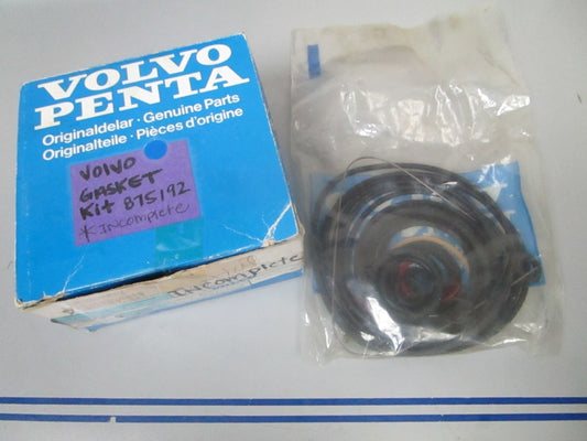 *NEW OEM* 0720 Volvo Penta Partial Gasket Seal Kit 875192-7