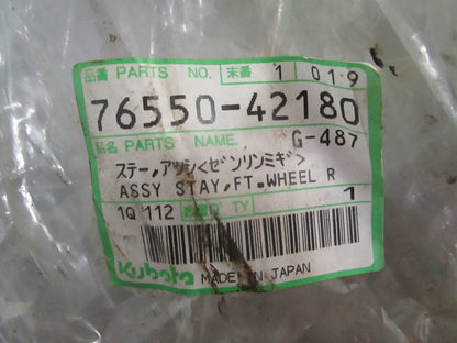 NEW OEM 76550-42180 Kubota Right Front Wheel Stay 0820