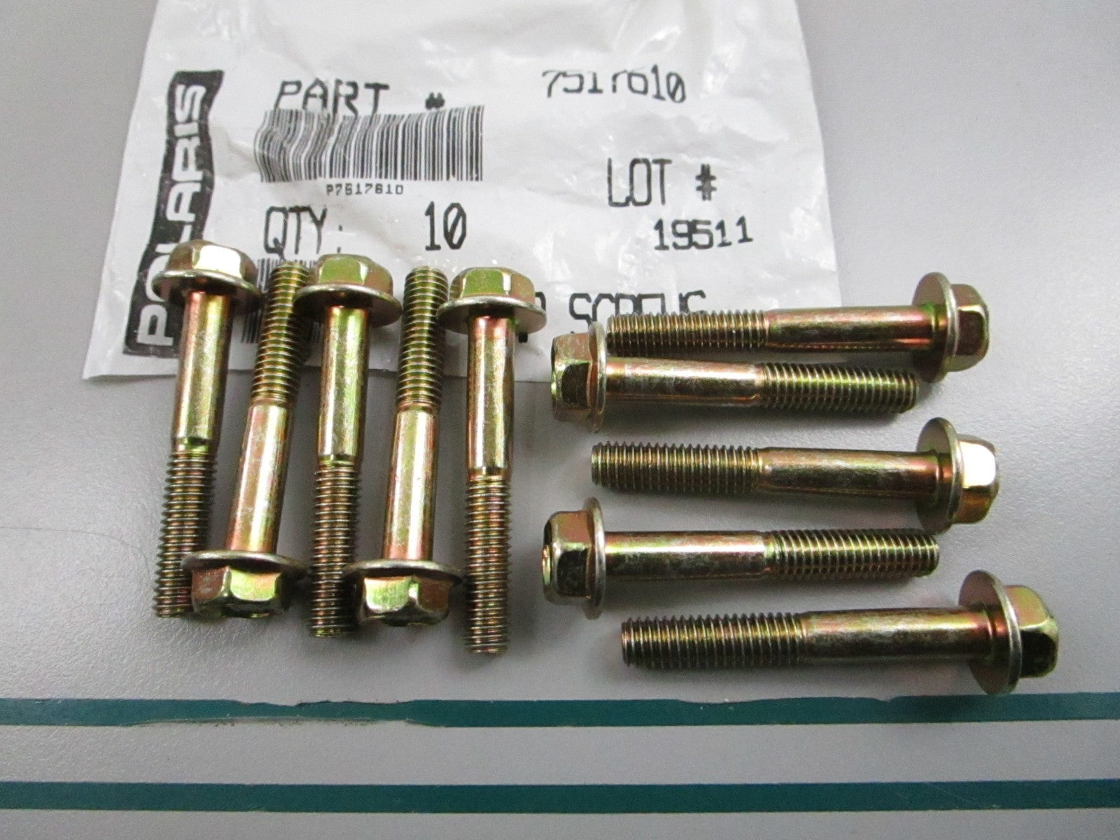 NEW OEM (LOT OF 10) 7517610 Polaris Cap Screw 0810