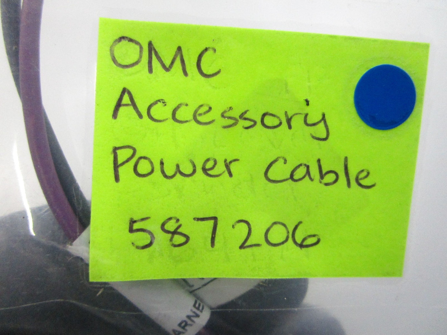 *NEW OEM* 0810 OMC Johnson Evinrude Accessory Power Cable 587206 0587206