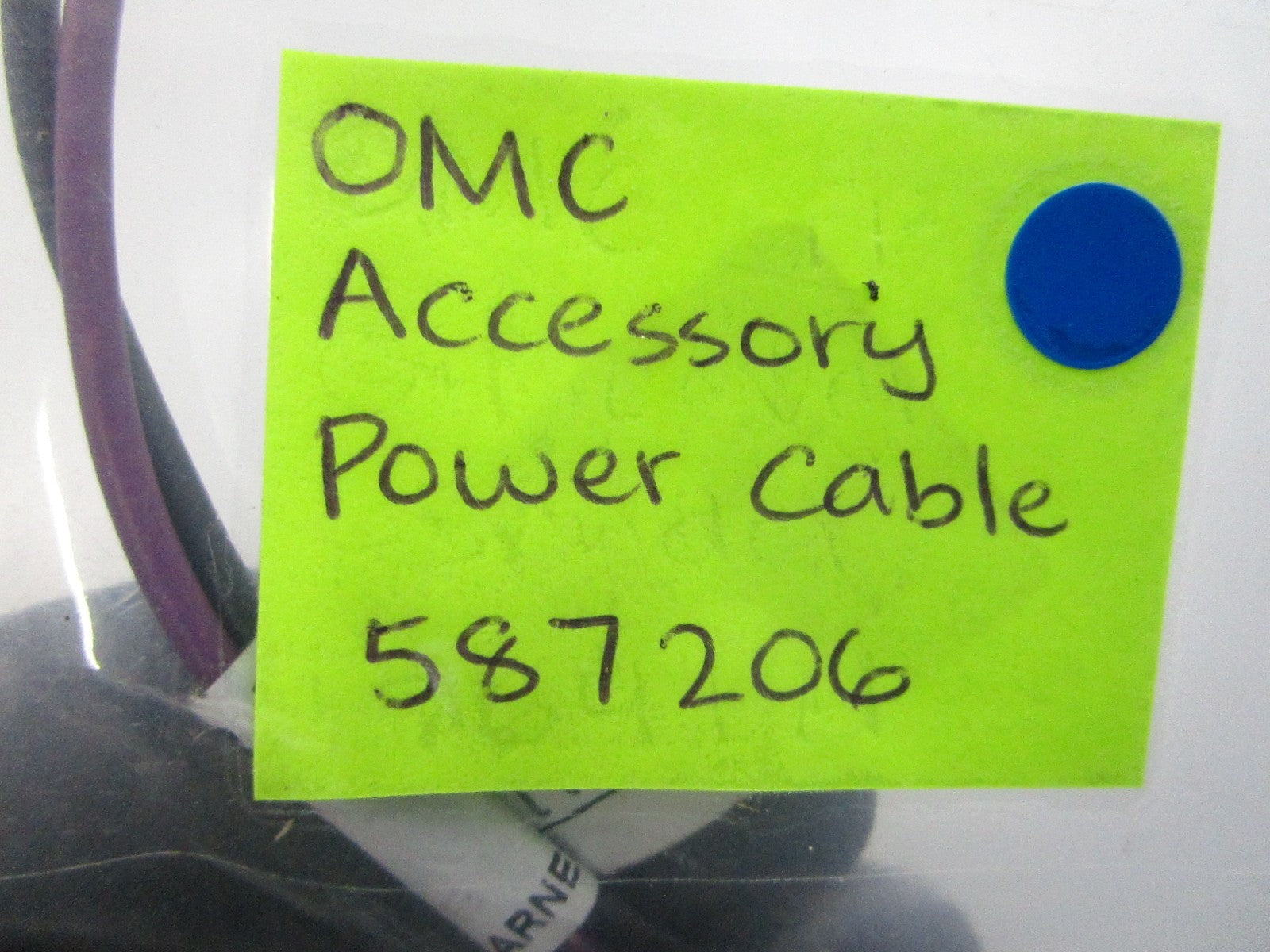 *NEW OEM* 0810 OMC Johnson Evinrude Accessory Power Cable 587206 0587206