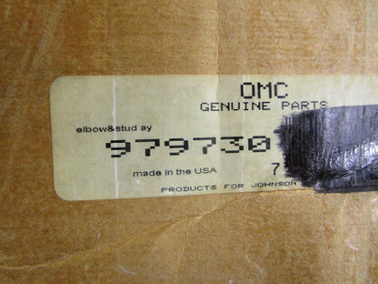 *NEW OEM* 0820 OMC Johnson Evinrude Elbow & Stud Ay 979730 0979730