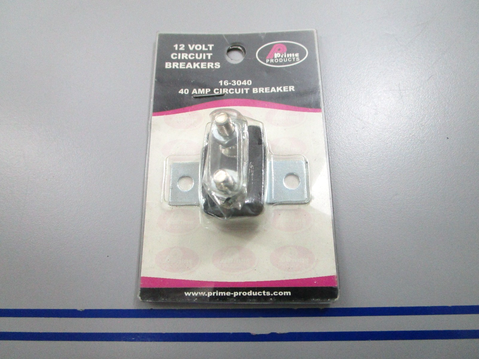 *NEW* 0810 Prime Products 12V 40AMP Circuit Breaker 16-3040
