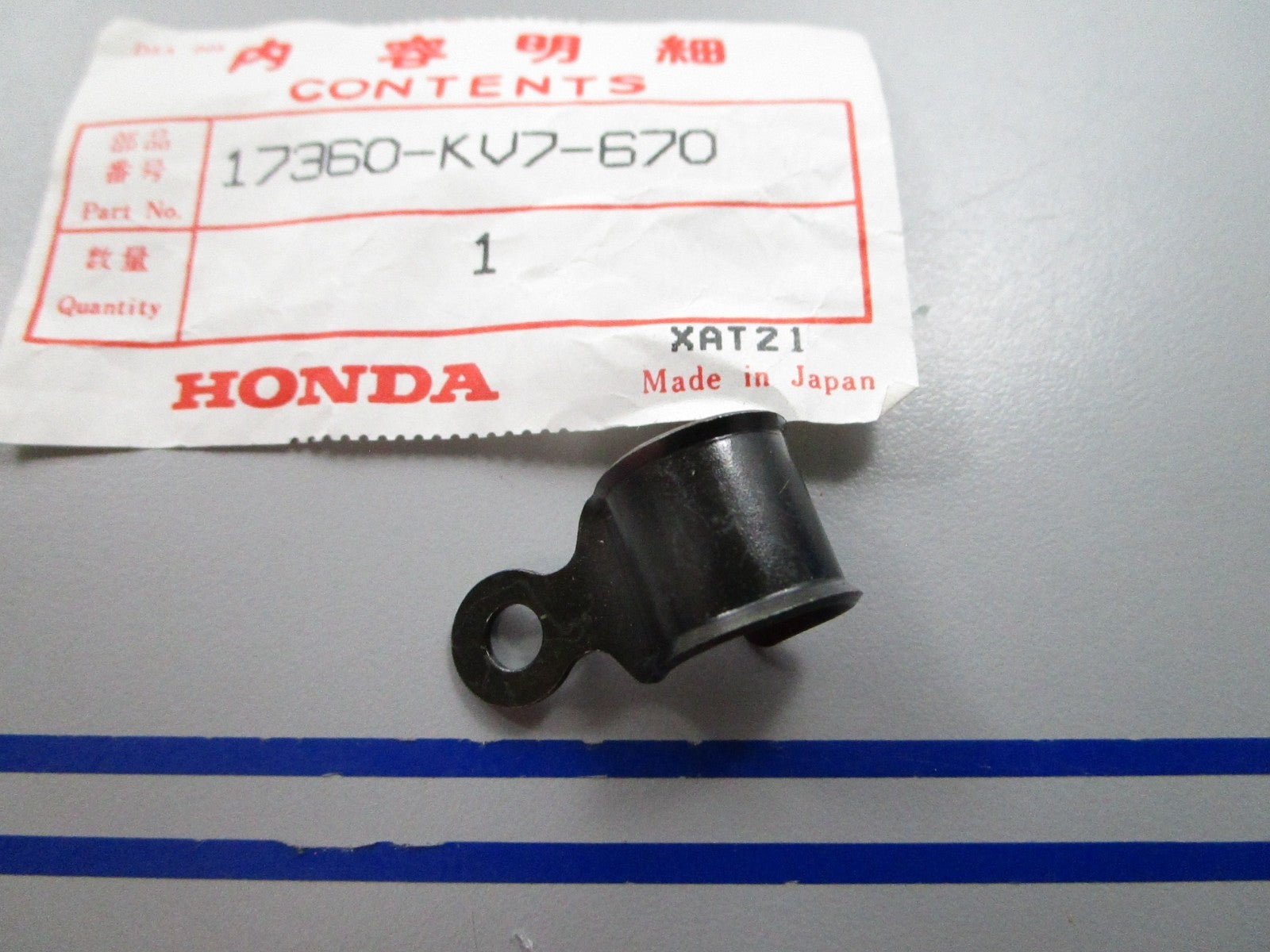 NEW OEM 17360-KV7-670 Honda Drain Tube Clamp 0810