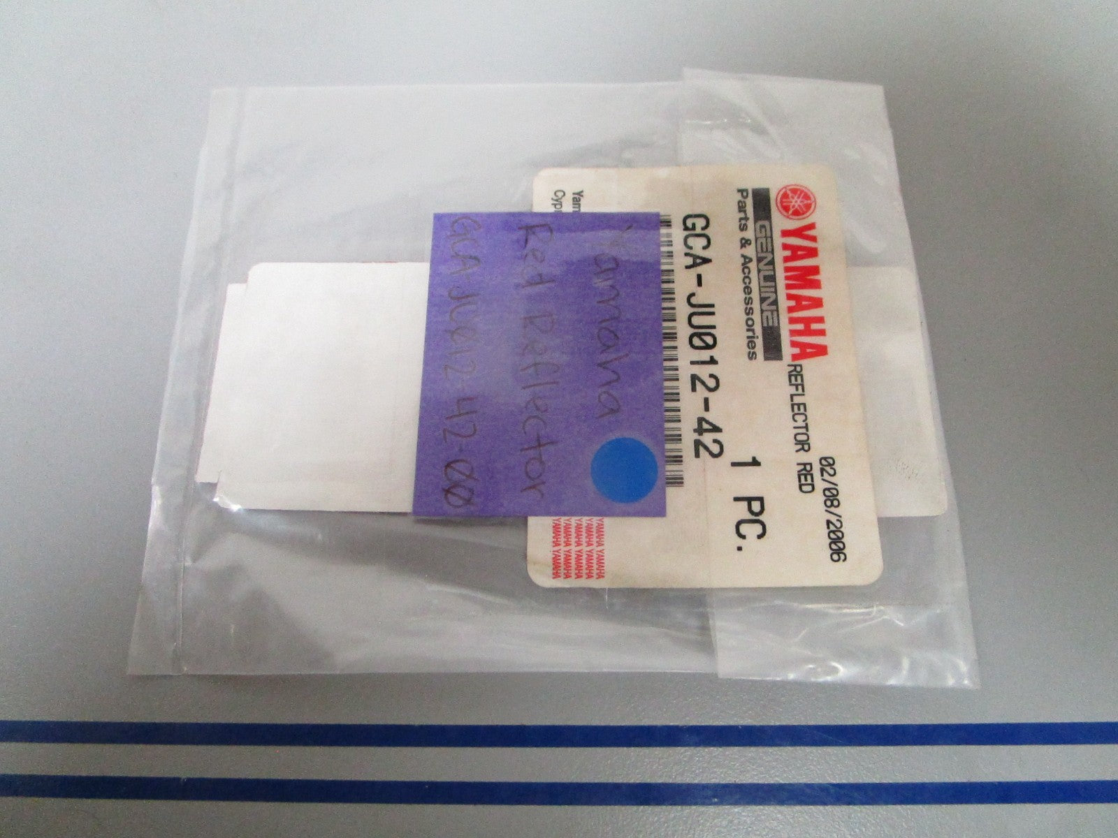 NEW OEM GCA-JU012-42-00 Yamaha Red Reflector 0810