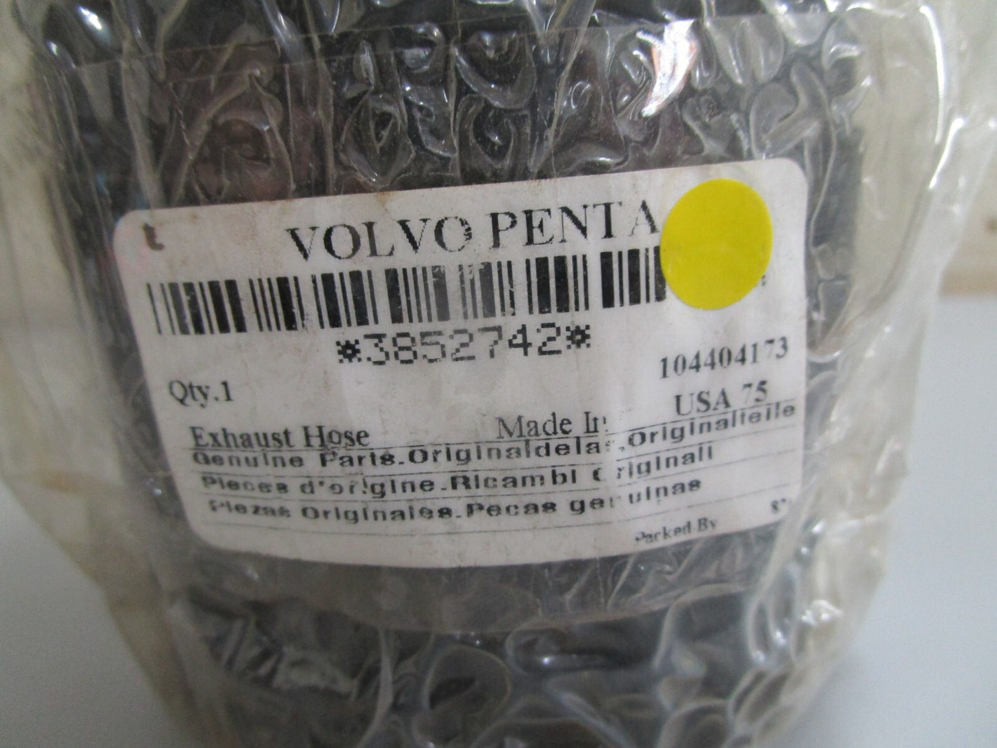 *NEW OEM* 0810 Volvo Penta Exhaust Hose 3852742