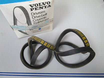 NEW OEM 958525 Volvo Penta Drive Belt Kit 0720