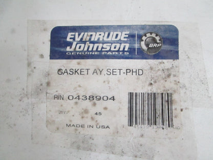*NEW OEM* 0820 OMC Johnson Evinrude Power Head Gasket Set 438904 0438904