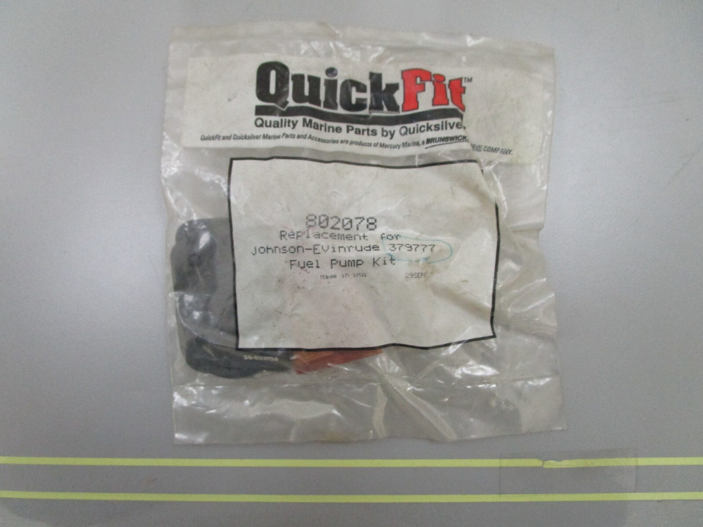 *NEW OEM* 0810 Mercury Quicksilver Fuel Pump Kit 802078 Replaces: 379777 0379777