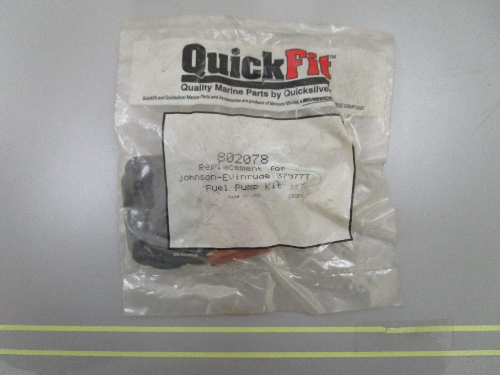 *NEW OEM* 0810 Mercury Quicksilver Fuel Pump Kit 802078 Replaces: 379777 0379777