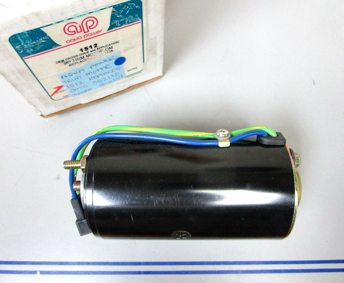 *NEW* 0720 Aqua Power Trim Motor 1512 Replaces: Evinrude 382138 Sierra 18-6754