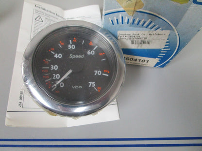 NEW OEM 2604101 VDO 75 MPH Speedometer Instrument Gauge 0720