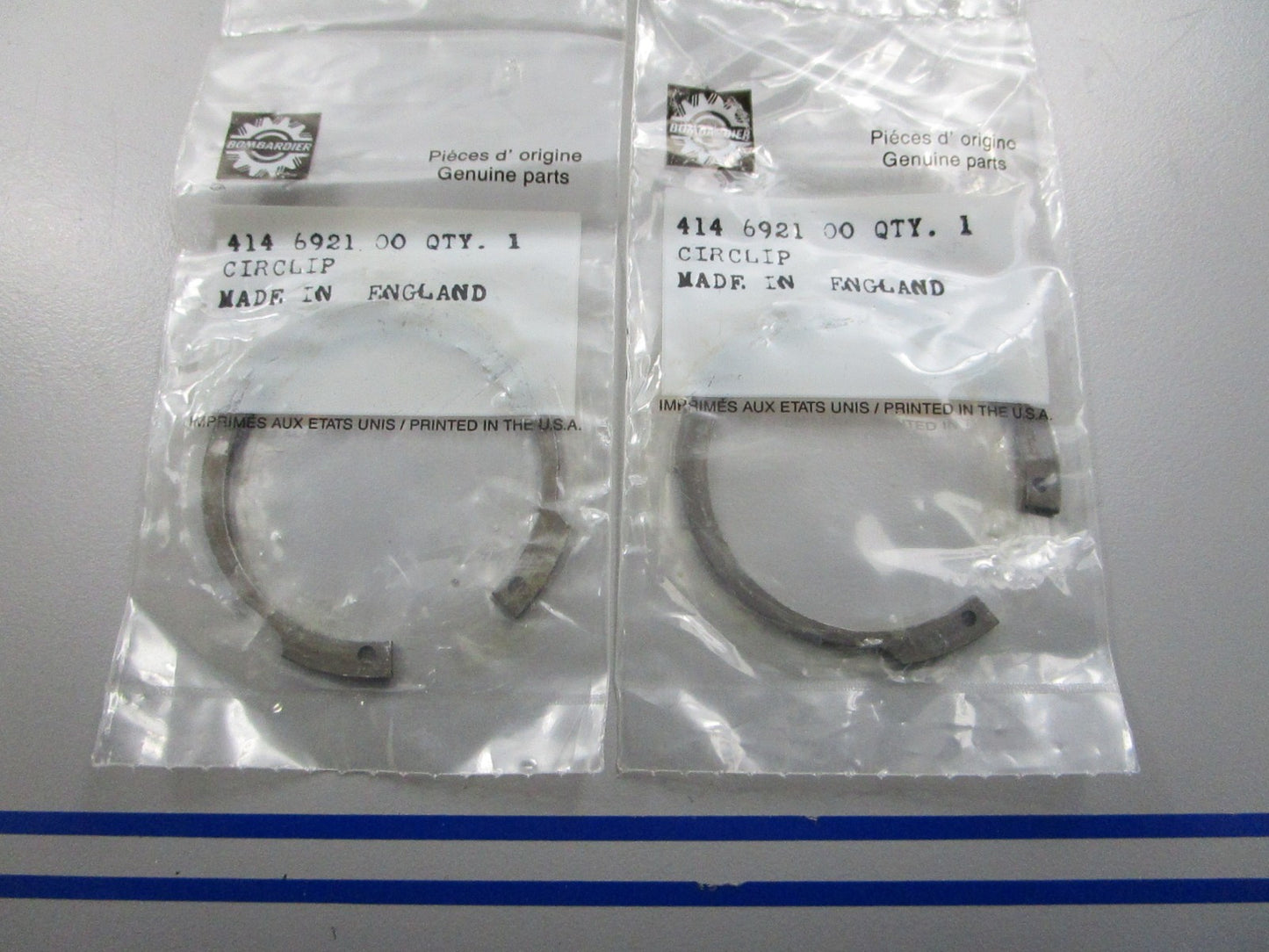 *NEW* (LOT OF 2) 0810 Ski-Doo Circlip 414692100