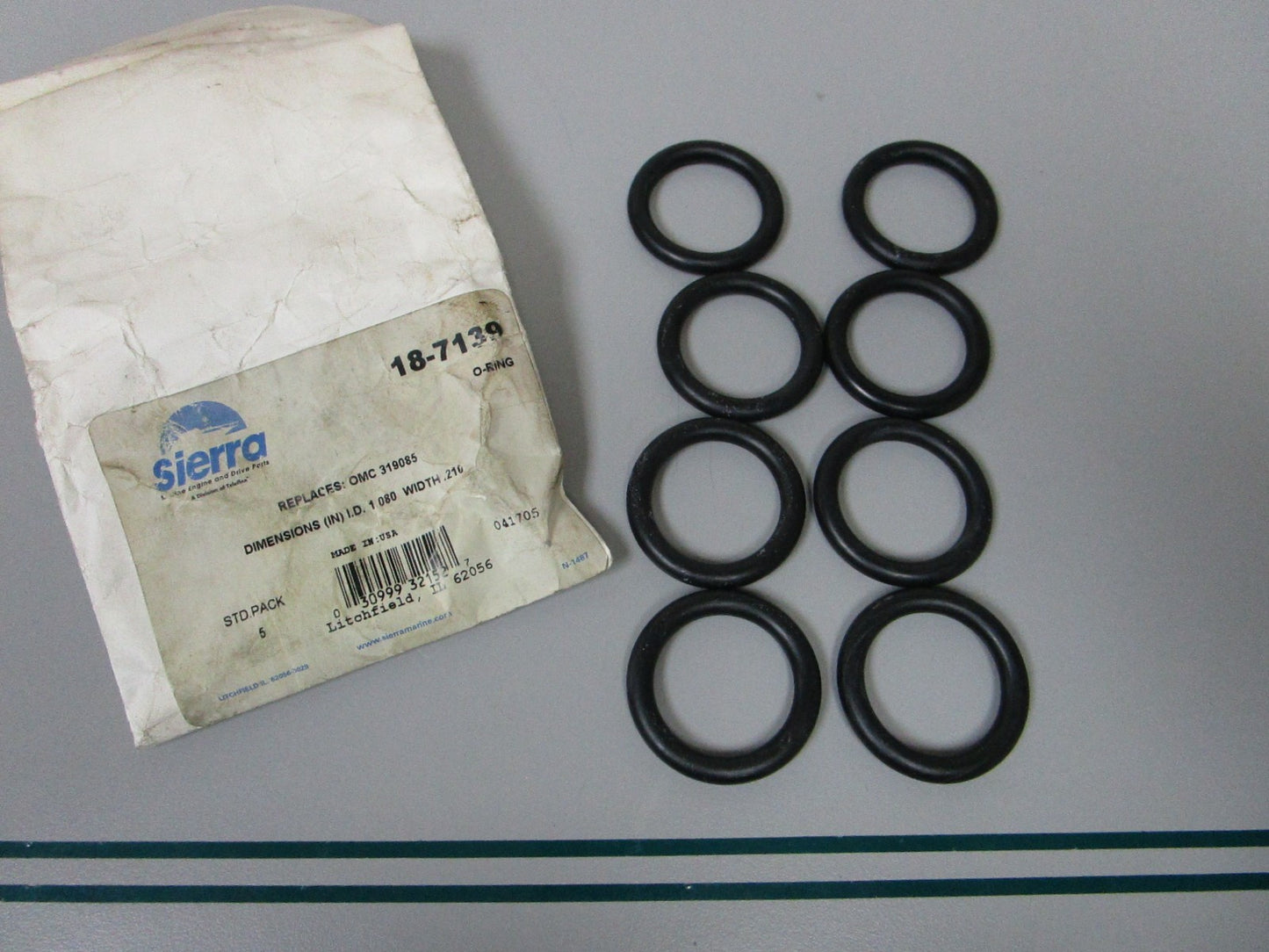 NEW (LOT OF 8) 18-7139 Replaces: OMC 319085 Sierra O-Ring 0810