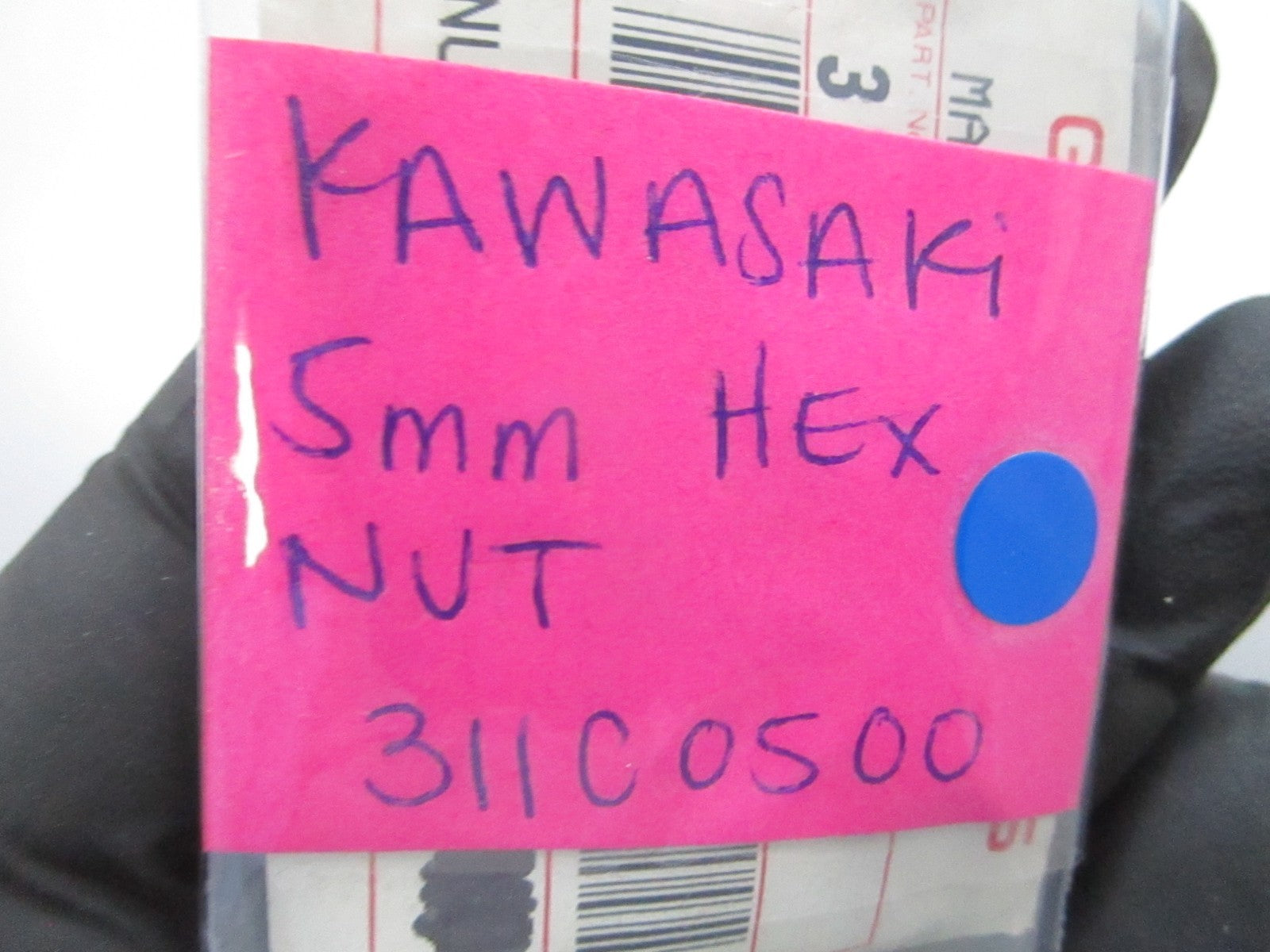 *NEW OEM* (LOT OF 3) 0810 Kawasaki 5mm Hexagon Nut 311C0500