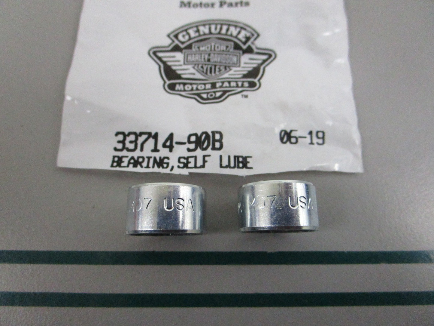 NEW OEM (LOT OF 2) 33714-90B Harley Davidson Self Lube Bearing 0810