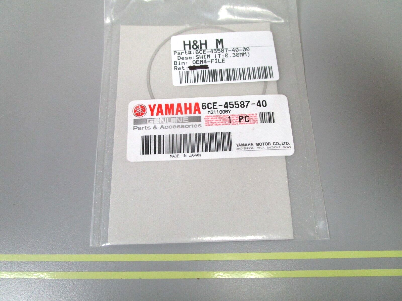 *NEW OEM* 0750 Yamaha SHIM T:0.30  6CE-45587-40